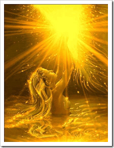 rayo dorado de la abundancia